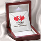 Together We Just Fit Forever Necklace w Message Card-Express Your Love Gifts
