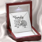 Family Forever Necklace w Message Card-Express Your Love Gifts