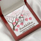 Grandchildren the Greatest Blessing Forever Necklace w Message Card-Express Your Love Gifts