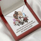 Mother and Daughter Never Apart Forever Necklace w Message Card-Express Your Love Gifts