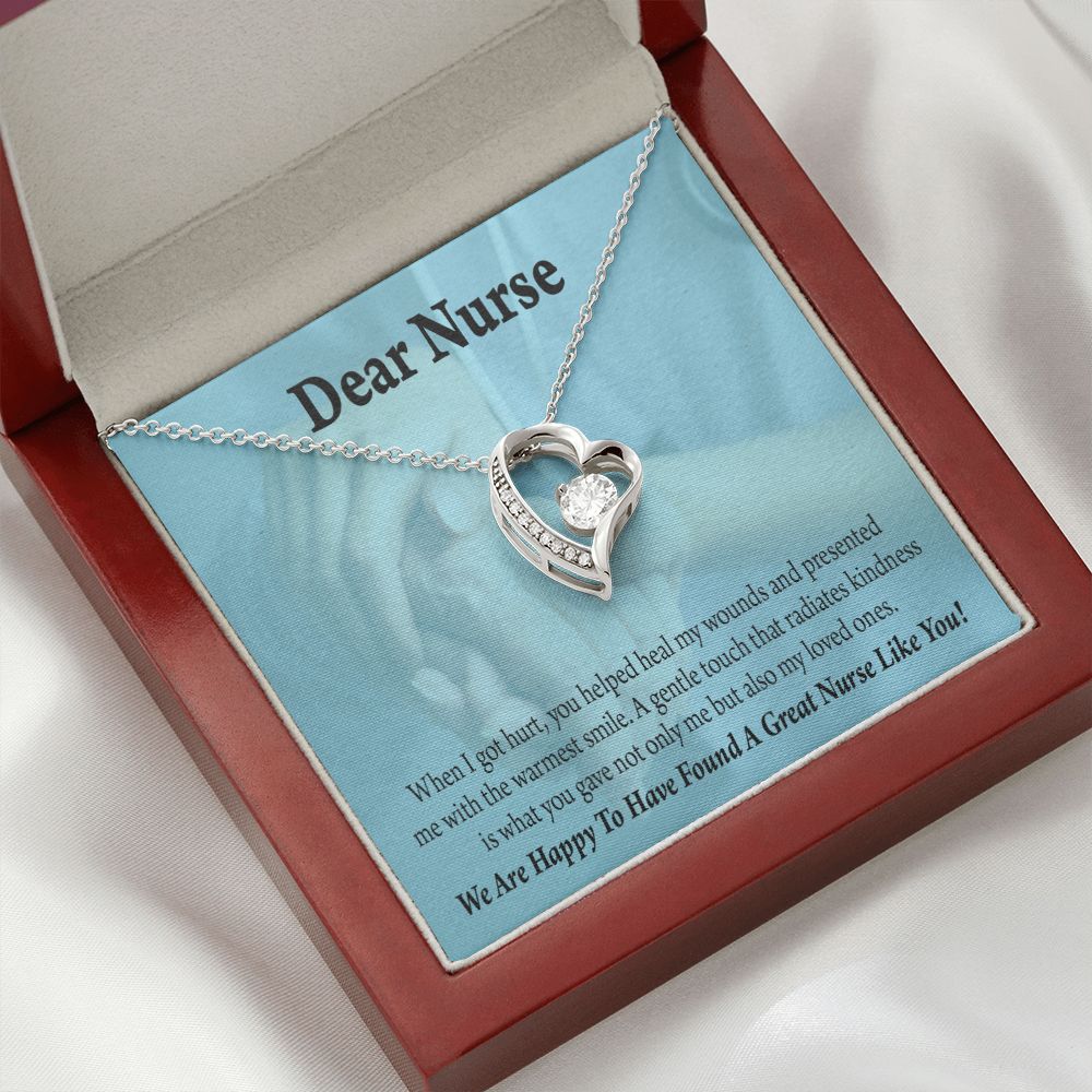 Nurse Thank You Forever Necklace w Message Card-Express Your Love Gifts