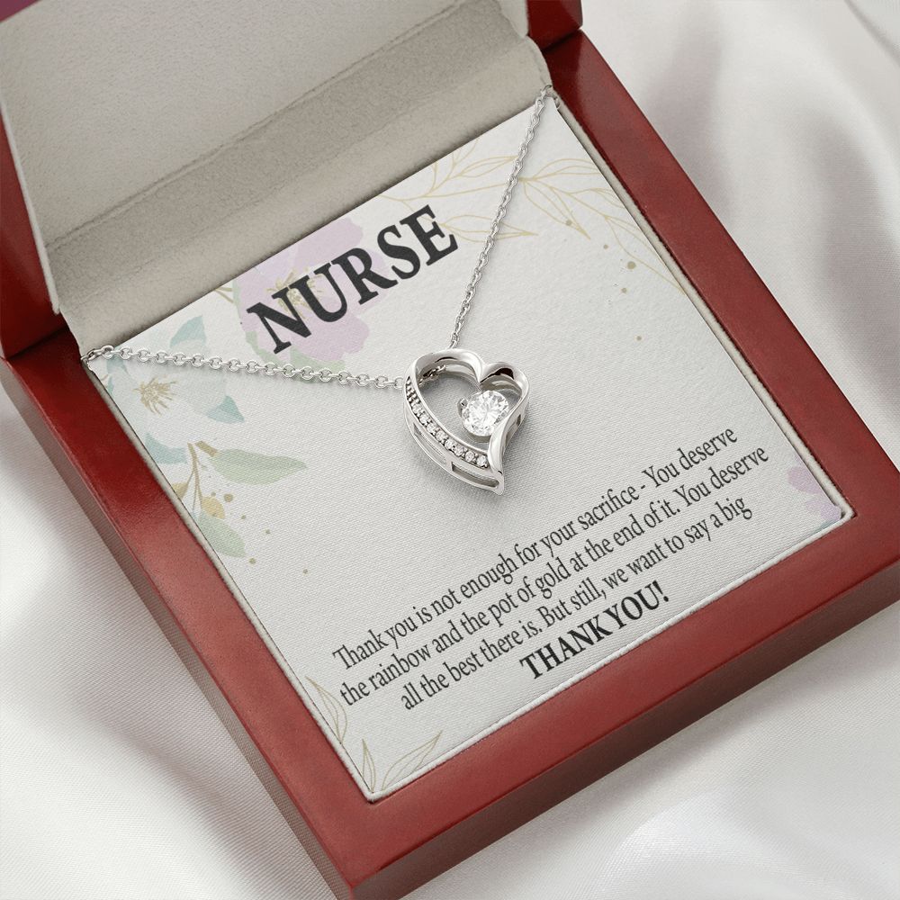 Gift For Healthcare Workers Forever Necklace w Message Card-Express Your Love Gifts