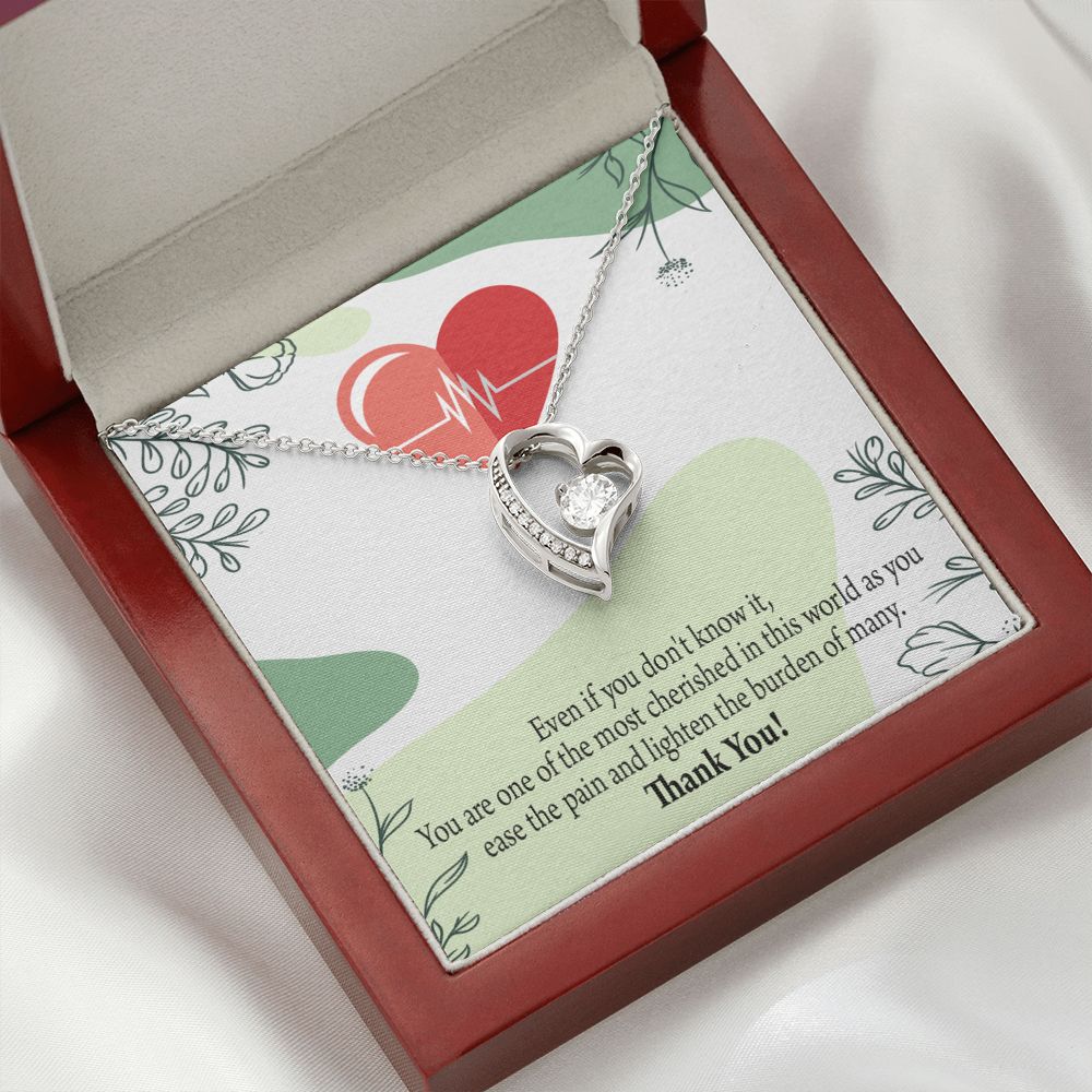 Thank You Necklace Medical Forever Necklace w Message Card-Express Your Love Gifts