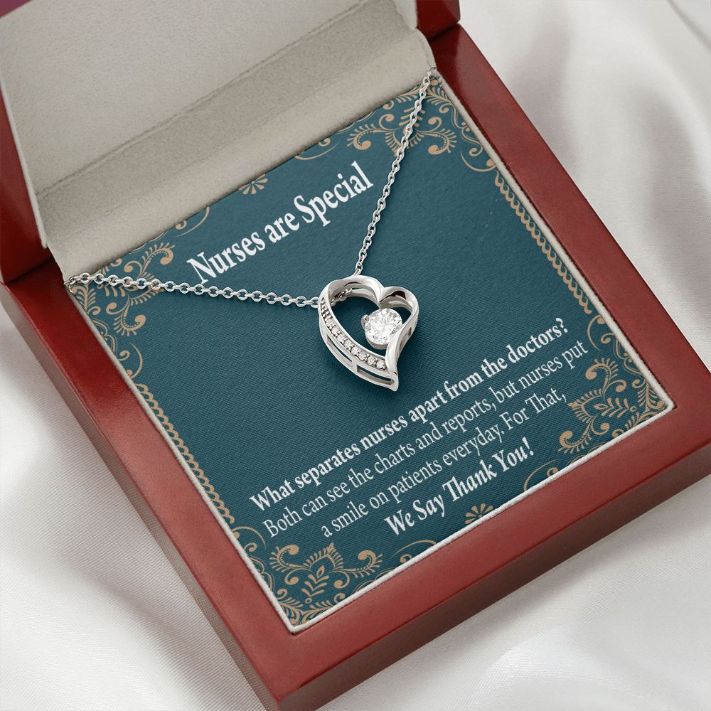Nurses are Special Forever Necklace w Message Card-Express Your Love Gifts