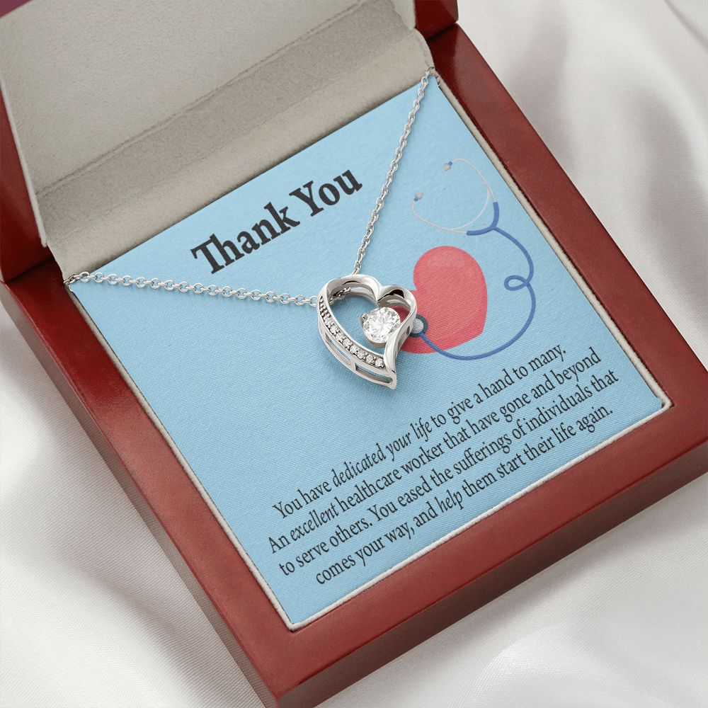 Gift Idea For Hospital Staff Forever Necklace w Message Card-Express Your Love Gifts