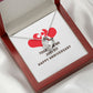 Together We Just Fit Forever Necklace w Message Card-Express Your Love Gifts