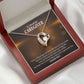 Rockstar Caregiver Forever Necklace w Message Card-Express Your Love Gifts