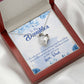 To My Daughter My Only Prayer to God From Dad Forever Necklace w Message Card-Express Your Love Gifts