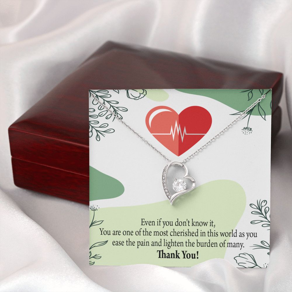 Thank You Necklace Medical Forever Necklace w Message Card-Express Your Love Gifts