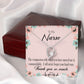 Commendable Nurse Forever Necklace w Message Card-Express Your Love Gifts