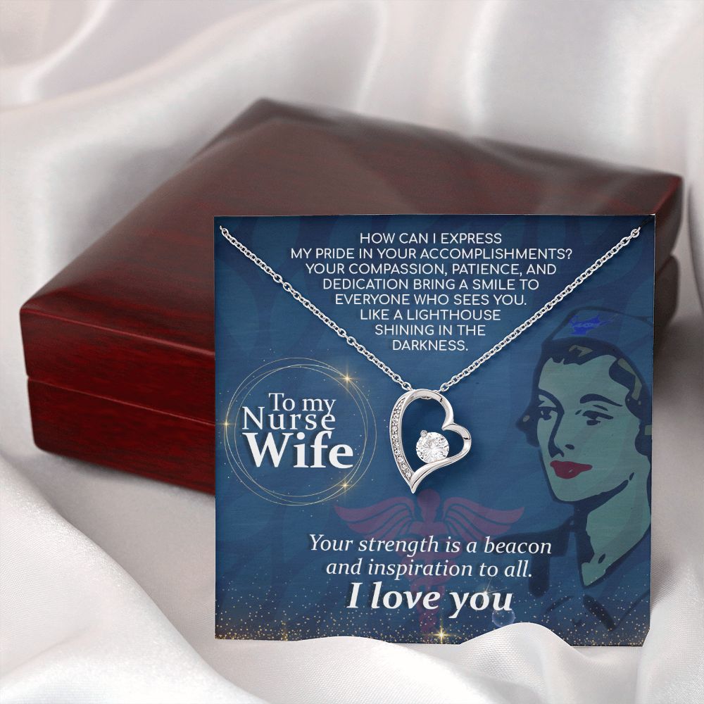 How Can I Forever Necklace w Message Card-Express Your Love Gifts