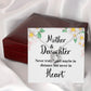 Mother and Daughter Never Truly Apart Forever Necklace w Message Card-Express Your Love Gifts