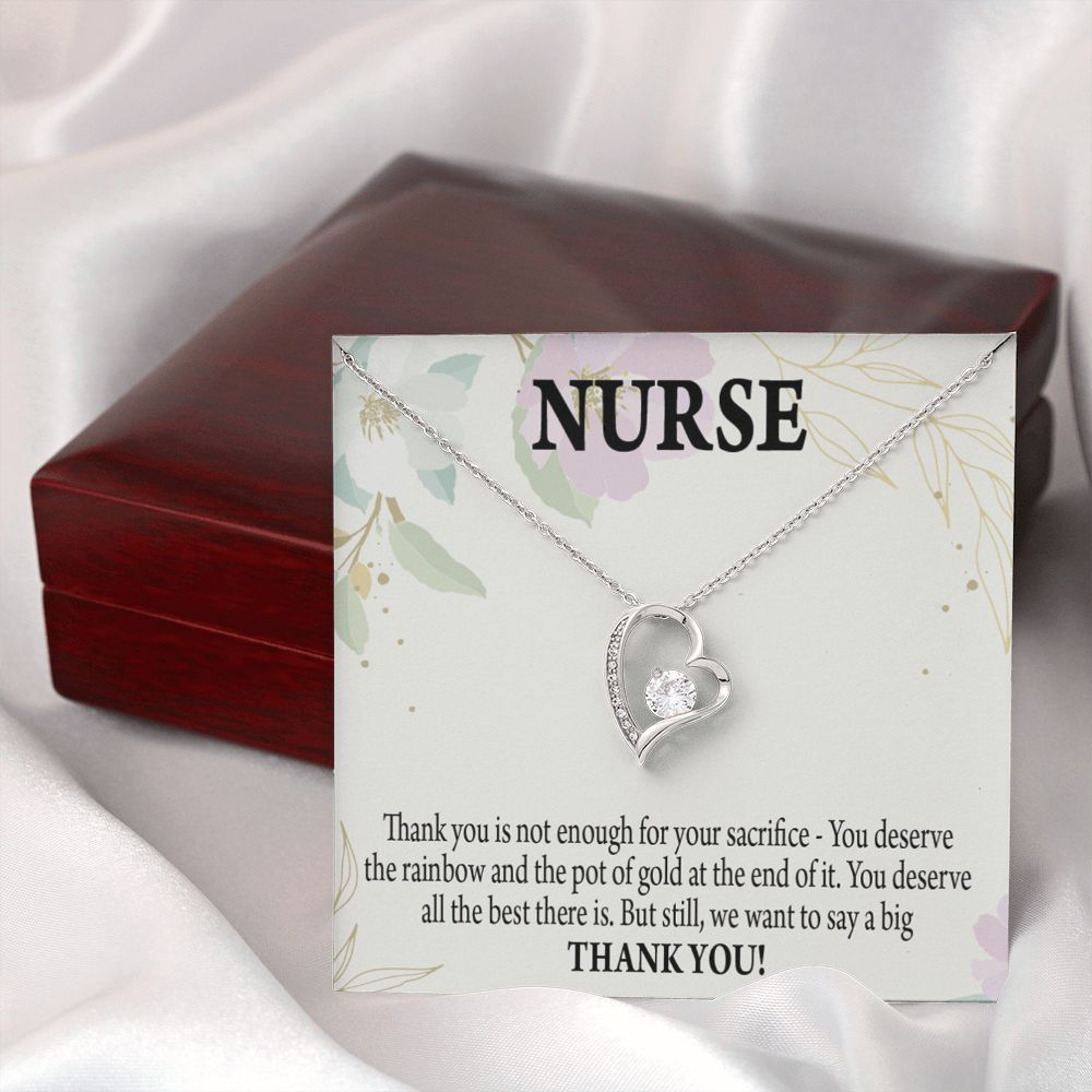 Gift For Healthcare Workers Forever Necklace w Message Card-Express Your Love Gifts