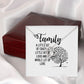 Family Forever Necklace w Message Card-Express Your Love Gifts