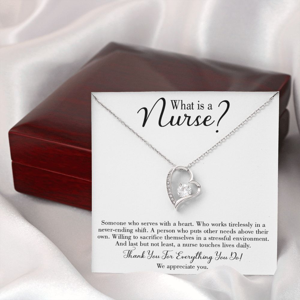 What is a Nurse Forever Necklace w Message Card-Express Your Love Gifts