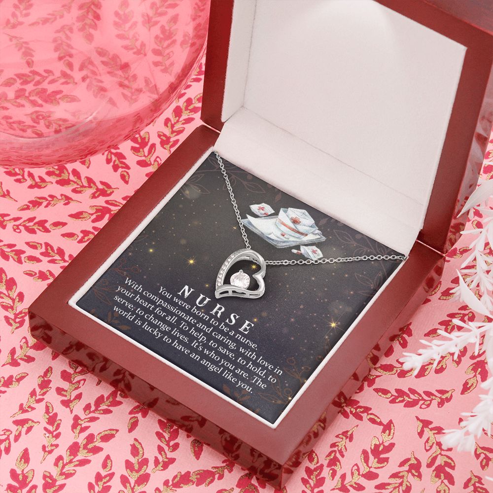 You Were Born to Be Forever Necklace w Message Card-Express Your Love Gifts