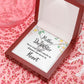 Mother and Daughter Never Truly Apart Forever Necklace w Message Card-Express Your Love Gifts