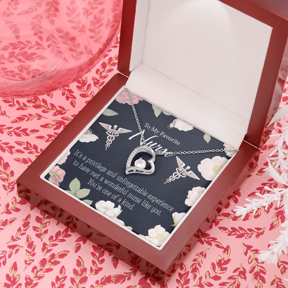 One of a Kind Nurse Forever Necklace w Message Card-Express Your Love Gifts