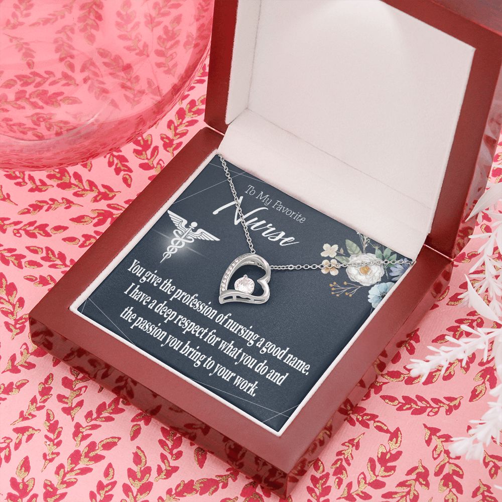 Deep Respect Forever Necklace w Message Card-Express Your Love Gifts