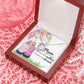 Mum Always my Mother Forever Necklace w Message Card-Express Your Love Gifts