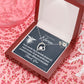 You Don't Go Unnoticed Forever Necklace w Message Card-Express Your Love Gifts