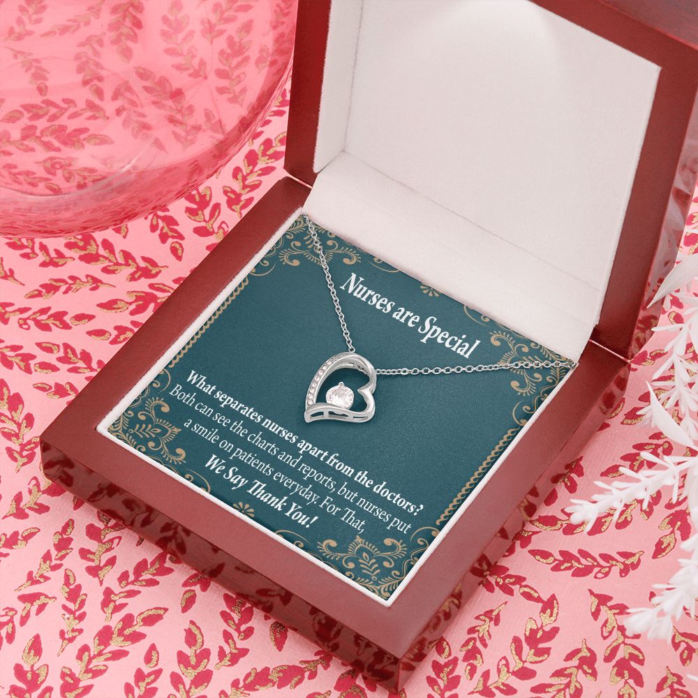 Nurses are Special Forever Necklace w Message Card-Express Your Love Gifts