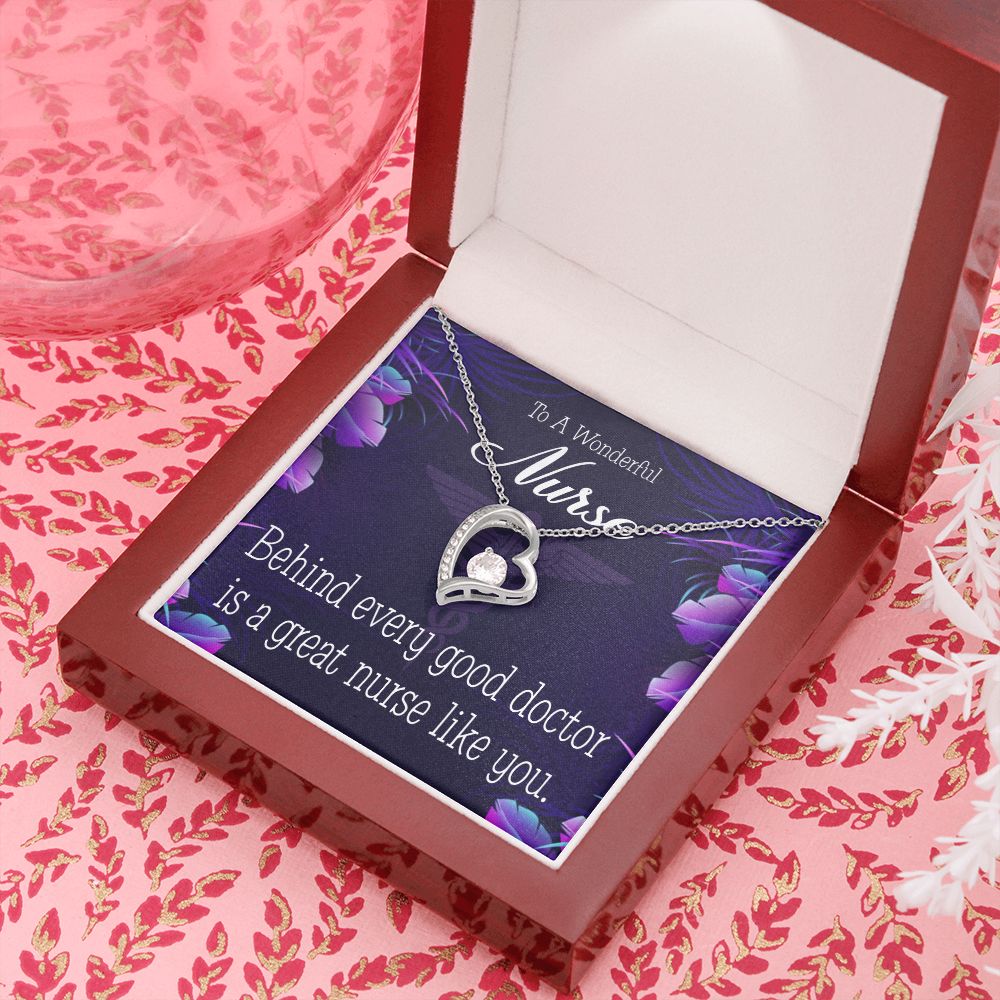Behind Every Doctor Forever Necklace w Message Card-Express Your Love Gifts