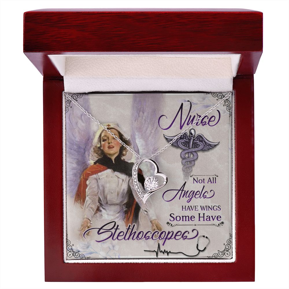 Not All Angels Have Wings Forever Necklace w Message Card-Express Your Love Gifts