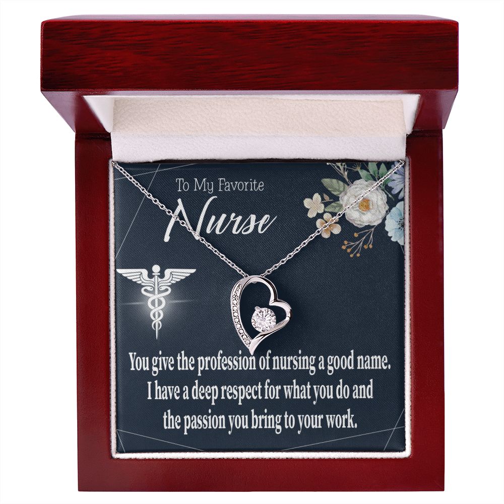 Deep Respect Forever Necklace w Message Card-Express Your Love Gifts