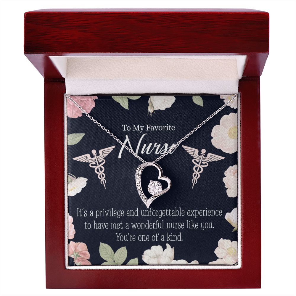 One of a Kind Nurse Forever Necklace w Message Card-Express Your Love Gifts