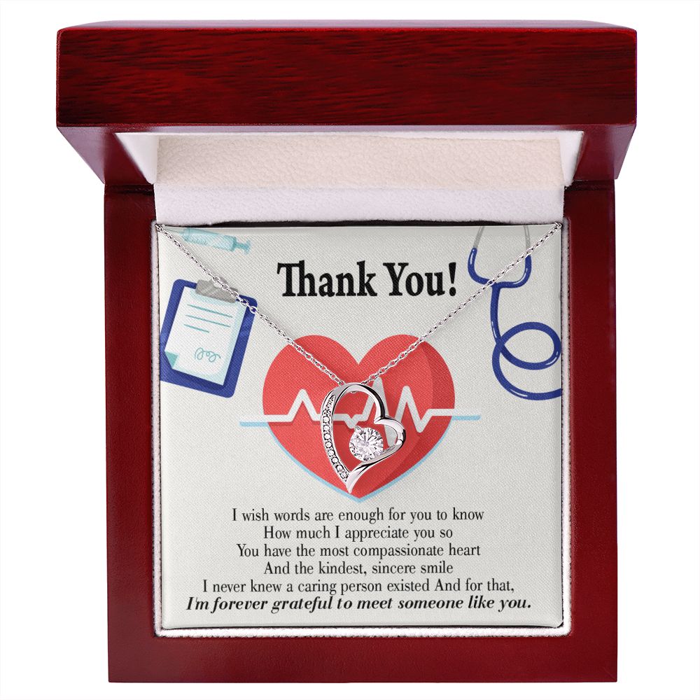 Gift Idea For Medical Staff Forever Necklace w Message Card-Express Your Love Gifts
