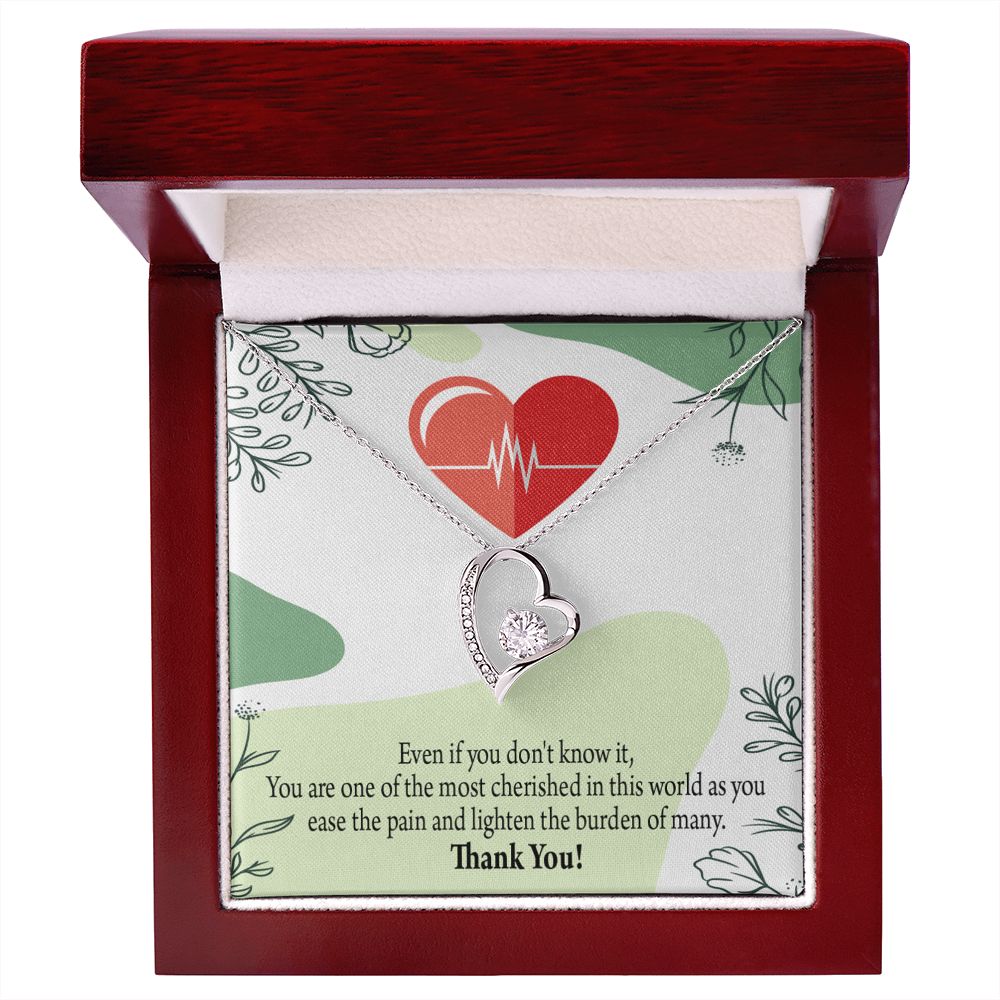 Thank You Necklace Medical Forever Necklace w Message Card-Express Your Love Gifts