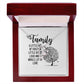 Family Forever Necklace w Message Card-Express Your Love Gifts