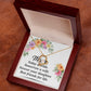 Mom Bestfriend For Life Forever Necklace w Message Card-Express Your Love Gifts