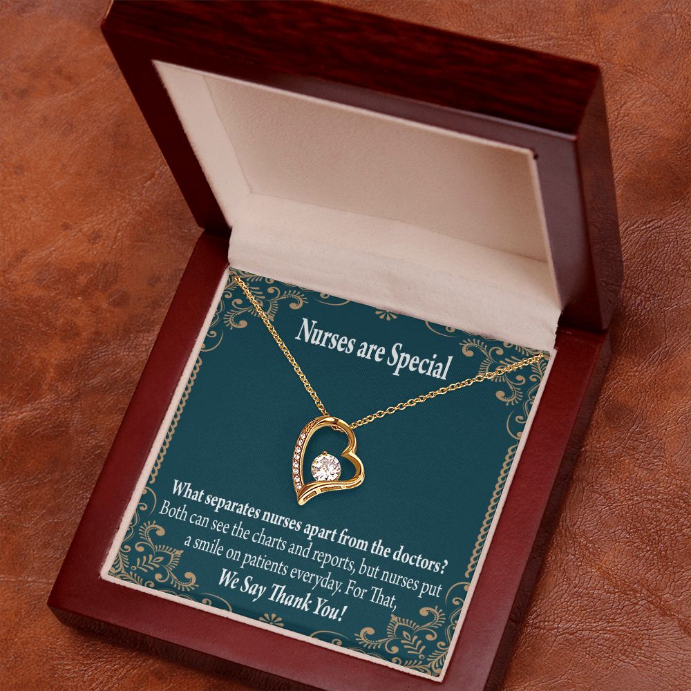 Nurses are Special Forever Necklace w Message Card-Express Your Love Gifts
