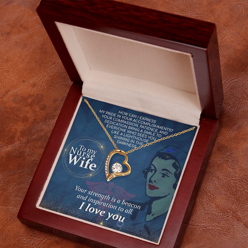 How Can I Forever Necklace w Message Card-Express Your Love Gifts
