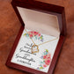 The Love Between a Grandmother and Granddaughter Forever Necklace w Message Card-Express Your Love Gifts