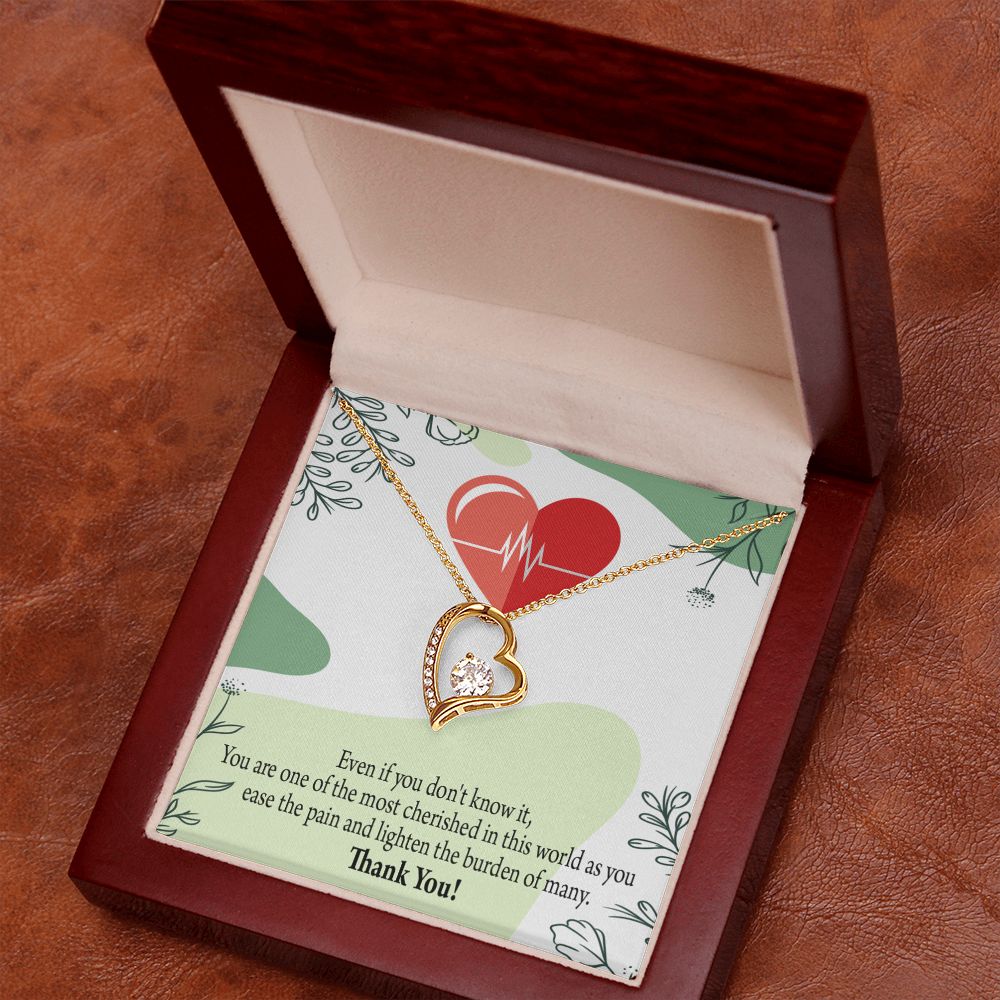 Thank You Necklace Medical Forever Necklace w Message Card-Express Your Love Gifts
