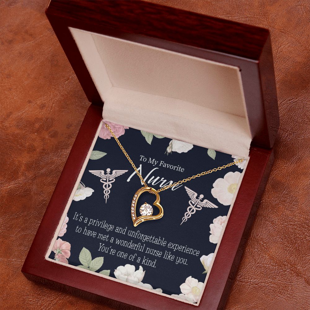 One of a Kind Nurse Forever Necklace w Message Card-Express Your Love Gifts