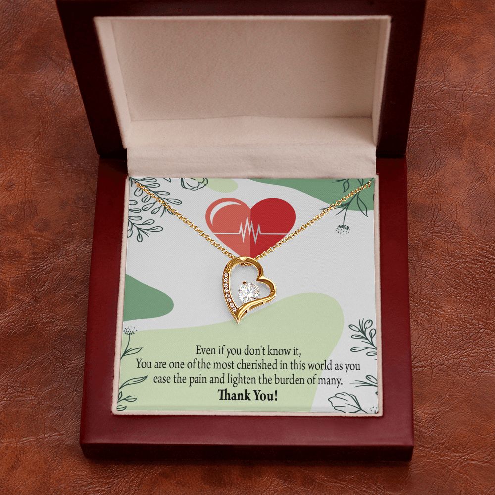 Thank You Necklace Medical Forever Necklace w Message Card-Express Your Love Gifts