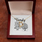 Family Forever Necklace w Message Card-Express Your Love Gifts