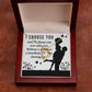 I Choose You Forever Necklace w Message Card-Express Your Love Gifts
