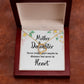 Mother and Daughter Never Truly Apart Forever Necklace w Message Card-Express Your Love Gifts