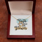Faith Forever Necklace w Message Card-Express Your Love Gifts