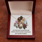 Mother and Daughter Never Apart Forever Necklace w Message Card-Express Your Love Gifts