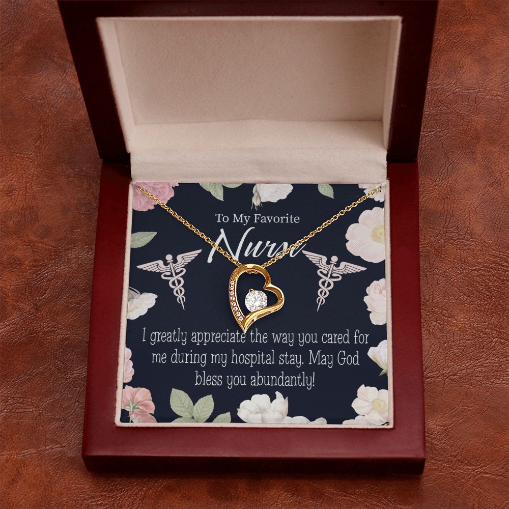 God Bless You Abundantly! Forever Necklace w Message Card-Express Your Love Gifts