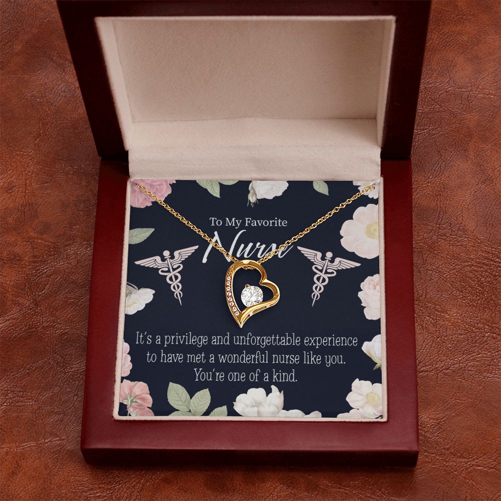 One of a Kind Nurse Forever Necklace w Message Card-Express Your Love Gifts