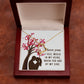 By My Side Forever Necklace w Message Card-Express Your Love Gifts