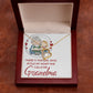 Girl Stole My Haert Calls Me Grandma Forever Necklace w Message Card-Express Your Love Gifts