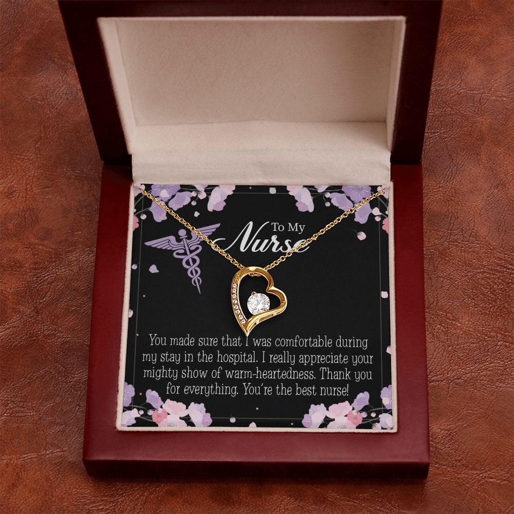 You're the Best Nurse Forever Necklace w Message Card-Express Your Love Gifts